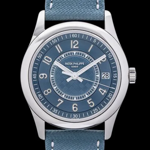 Patek Philippe Calatrava 6007A-001 40mm Stainless steel Blue