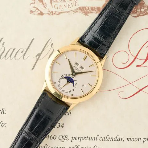 Patek Philippe Grand Complications 3450 37.5mm Yellow gold Silver