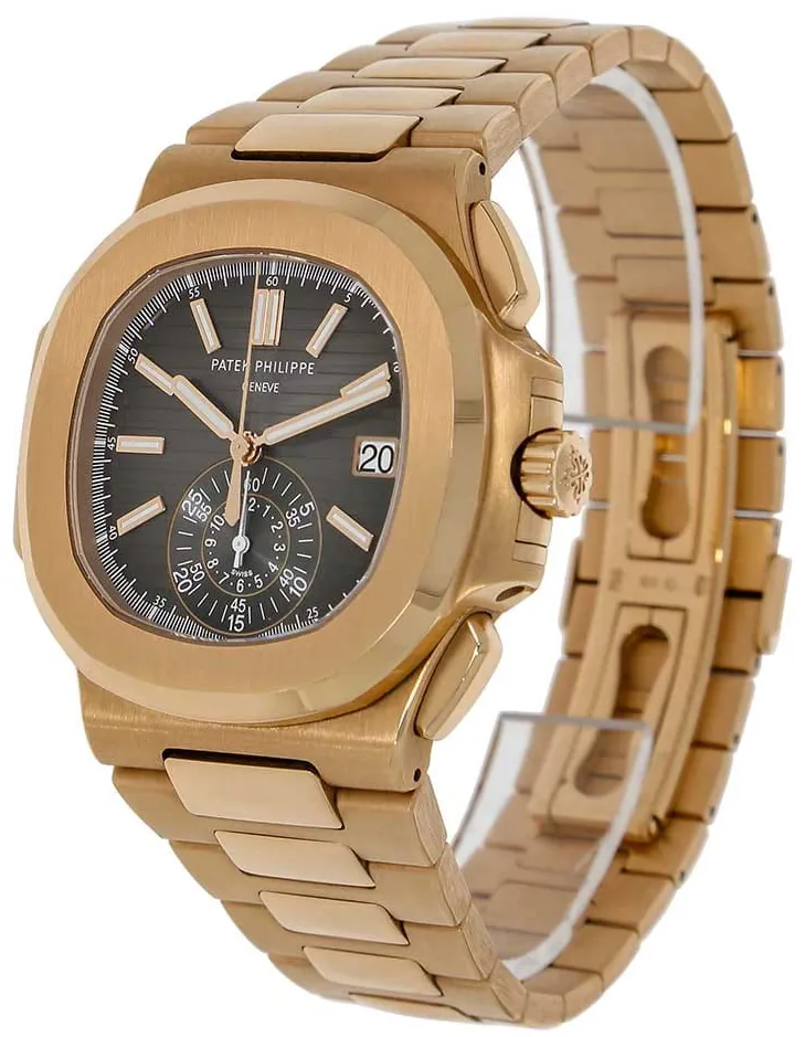 Patek Philippe Nautilus 5980/1R-001 40.5mm Rose gold Black 1