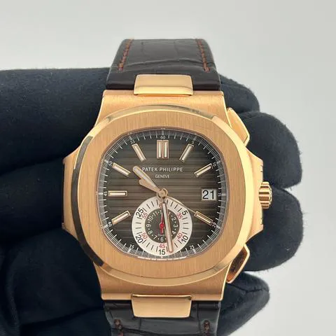 Patek Philippe Nautilus 5980R-001 40.5mm Rose gold Brown 13