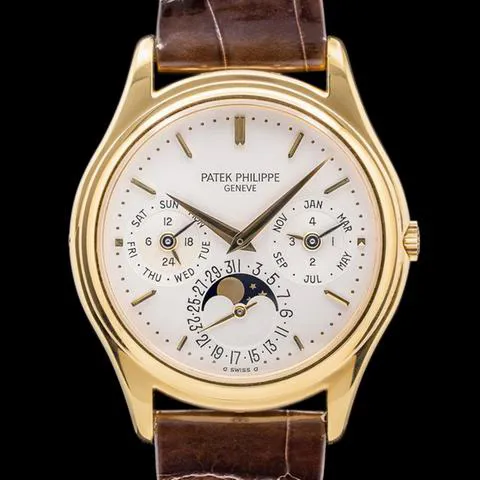 Patek Philippe Perpetual Calendar 3941 36mm Yellow gold Silver