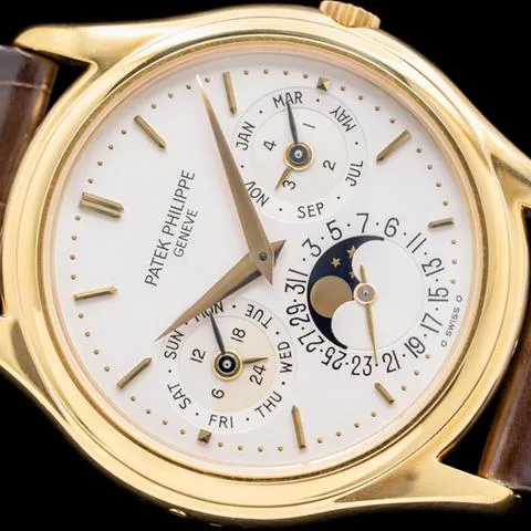 Patek Philippe Perpetual Calendar 3941 36mm Yellow gold Silver 4