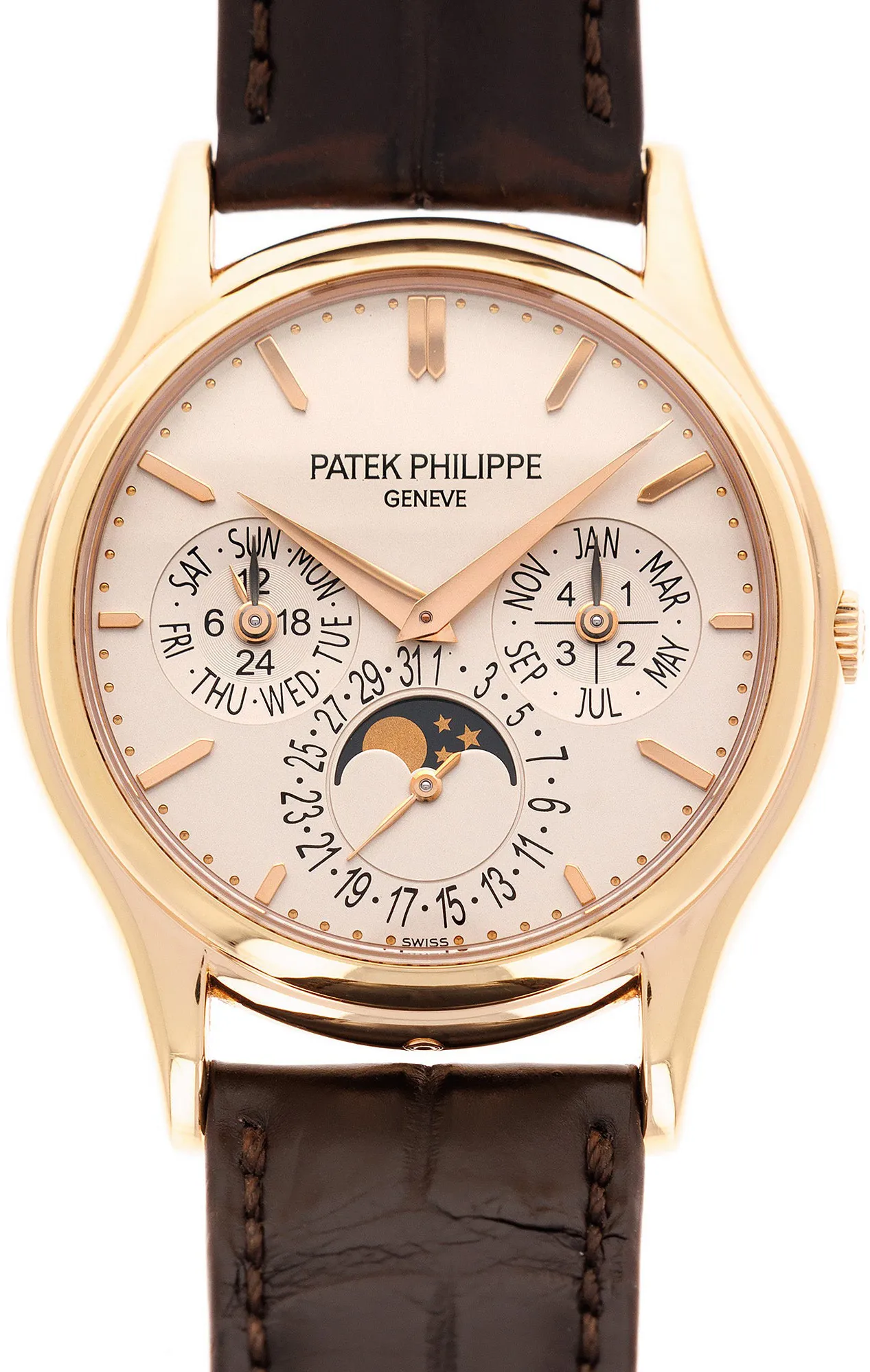 Patek Philippe Perpetual Calendar 5140 37mm  18k RG White