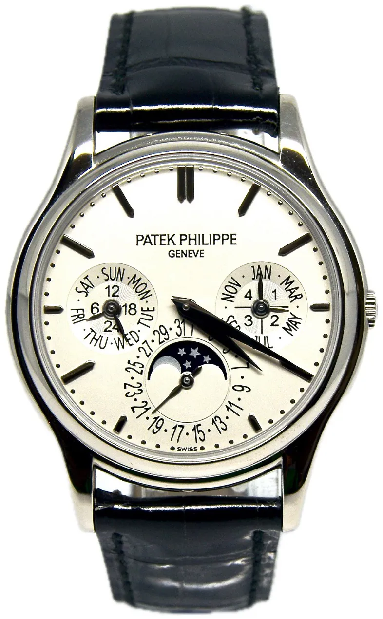 Patek Philippe Perpetual Calendar 5140G-001 37mm White gold Black