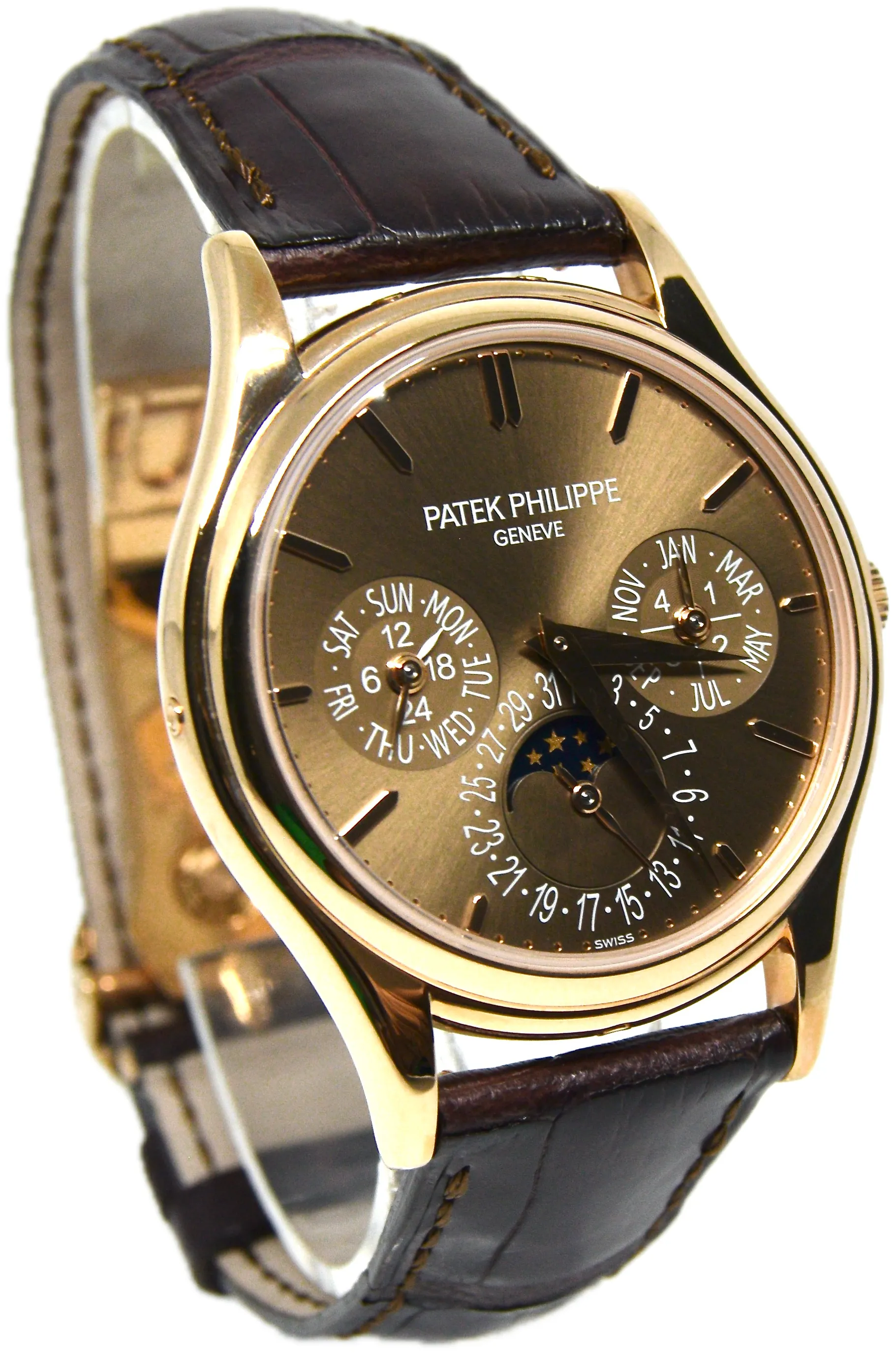 Patek Philippe Perpetual Calendar 5140R-001 37mm Rose gold Brown 5