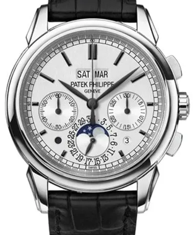 Patek Philippe Perpetual Calendar Chronograph 5270G-001 41mm White gold Silver