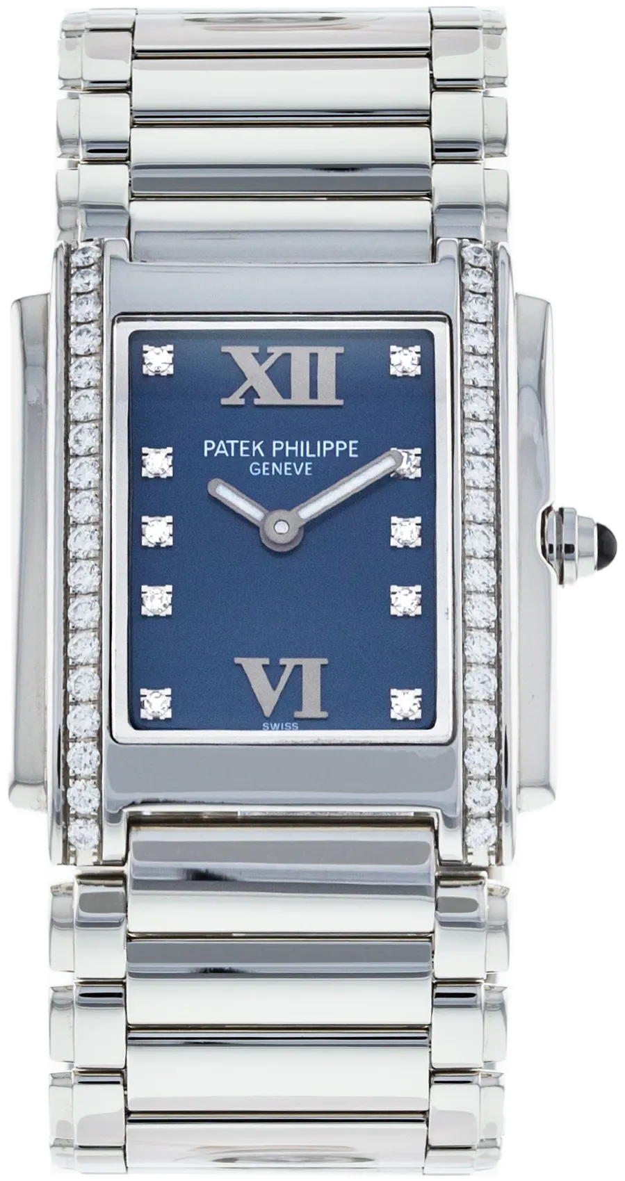 Patek Philippe Twenty~4 4910/10A-012 25mm Stainless steel Blue