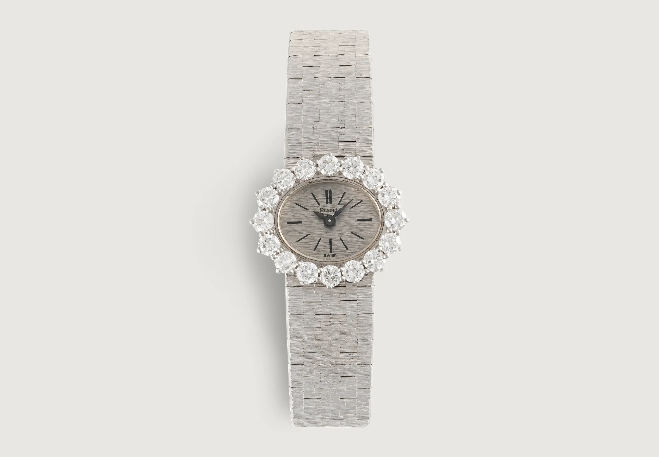 Piaget 3867A6 23mm White gold and 18k white gold and Diamond White