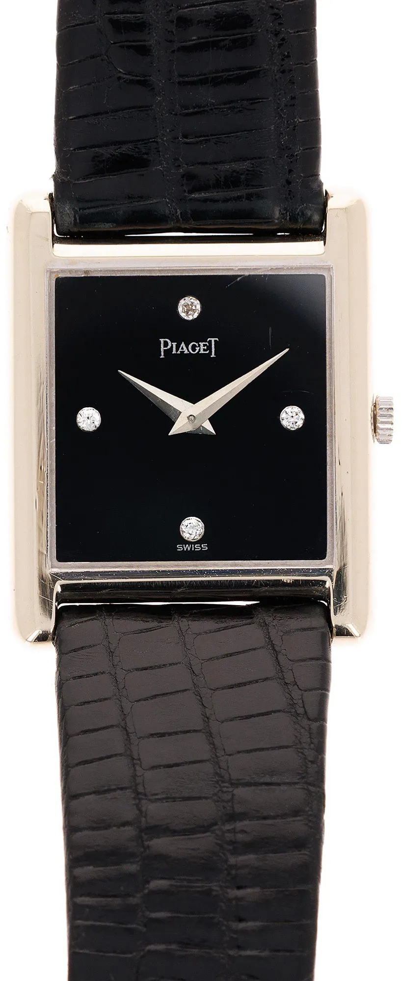 Piaget Vintage 90802 18mm  18k WG Black