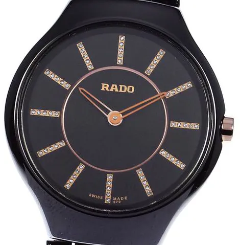 Rado True Thinline R27742702 30mm Ceramic Black