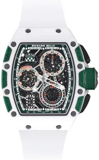 Richard Mille RM72-01 RM72-01 38.5mm White And Green Quartz TPT Skeletonized