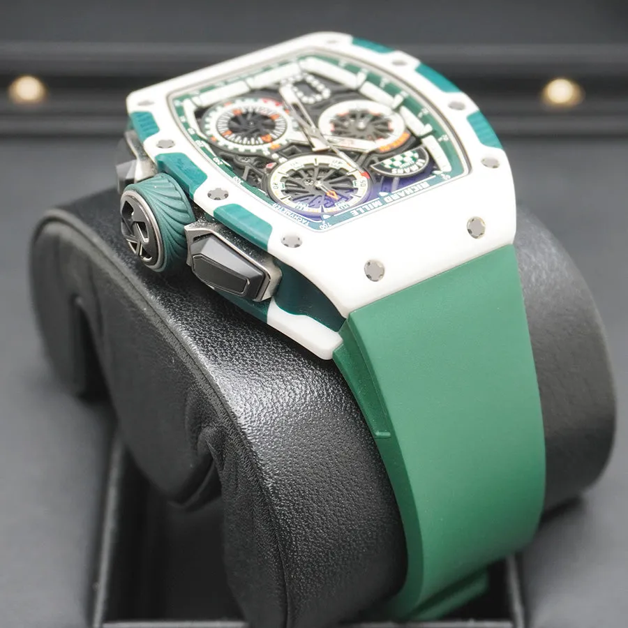 Richard Mille RM72-01 RM72-01 38.5mm White And Green Quartz TPT Skeletonized 6