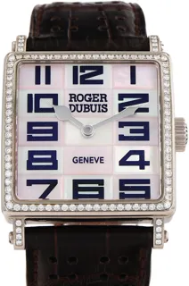 Roger Dubuis Golden Square G34 980 34mm White gold White