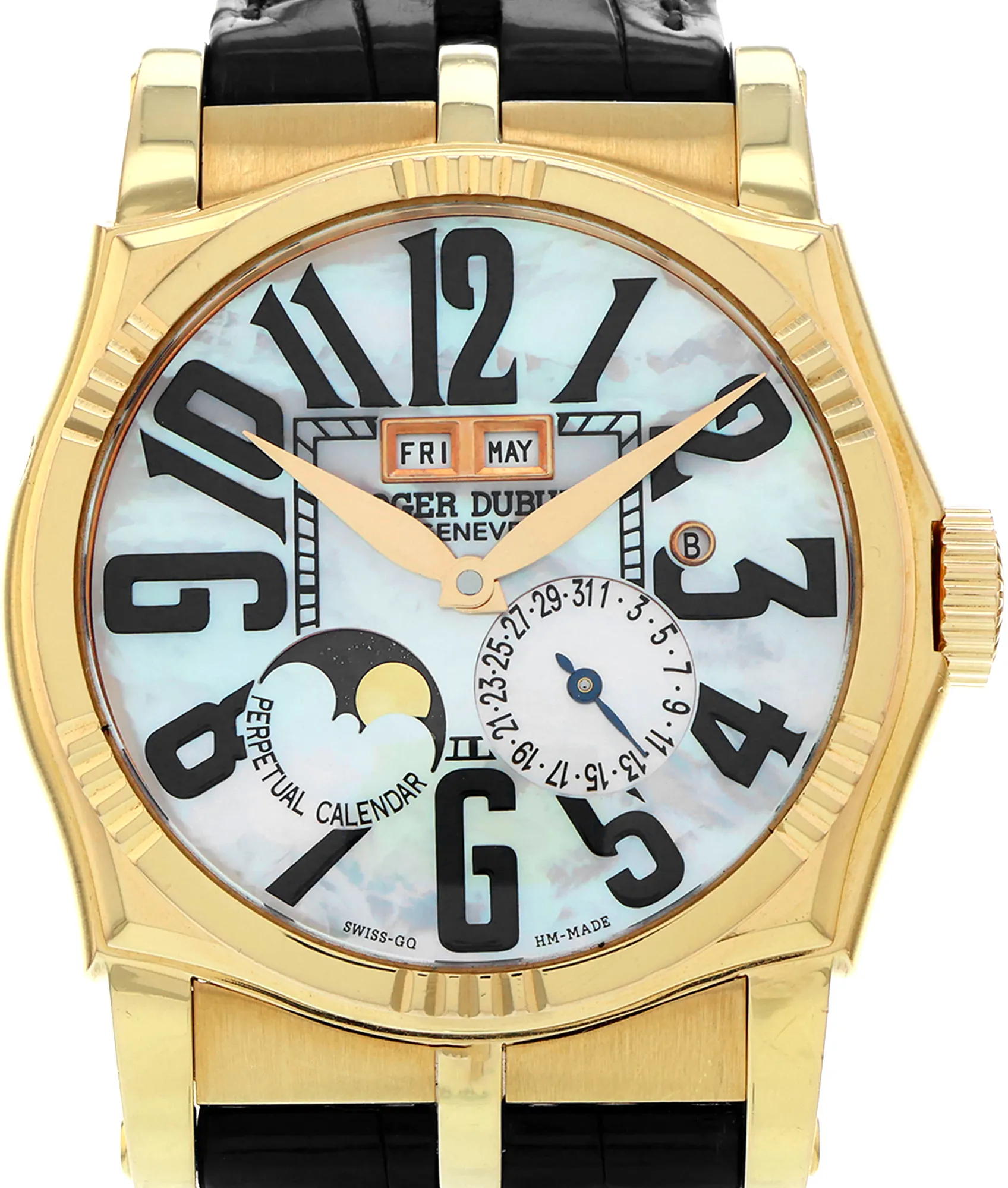 Roger Dubuis Sympathie SY43 1439 5 44mm Rose gold and 18k rose gold Mother-of-pearl