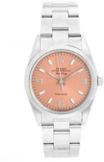 Rolex Air King 14000 Stainless steel Salmon