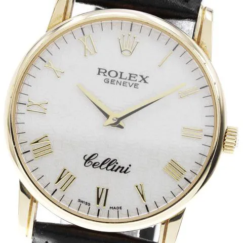 Rolex Cellini 5116 32mm White gold Silver