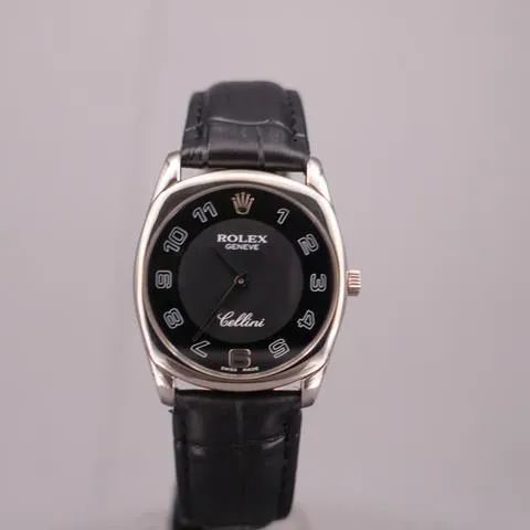 Rolex Cellini Danaos 4233 33mm White gold Black