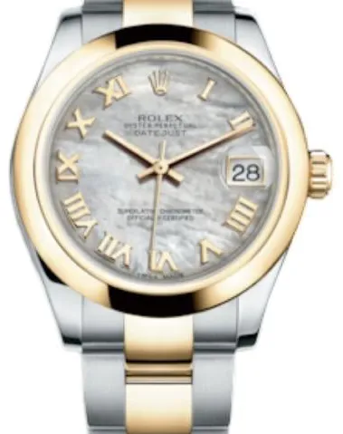 Rolex Datejust 31 178243 31mm Yellow gold and Stainless steel White