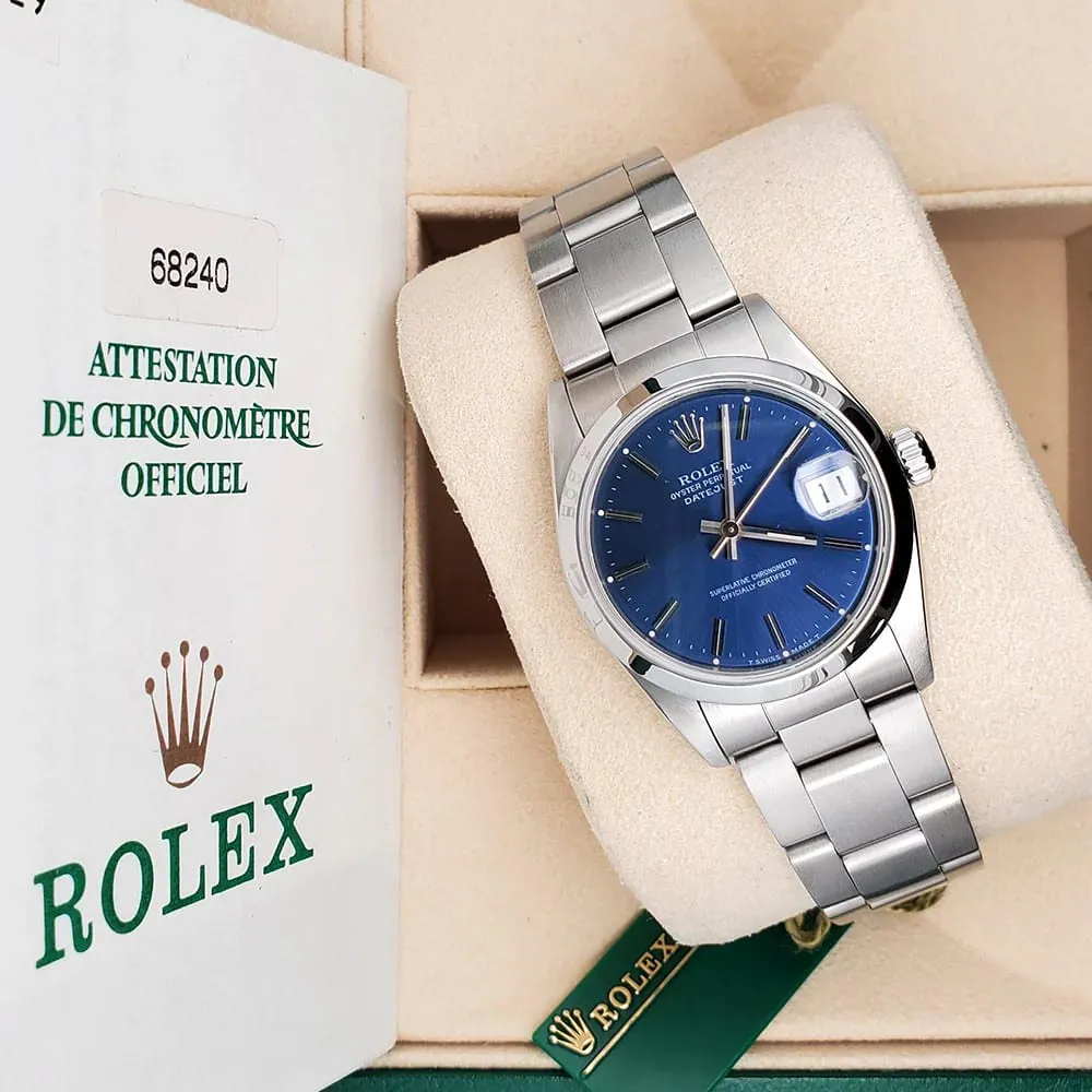 Rolex Datejust 31 68240 31mm Stainless steel Blue