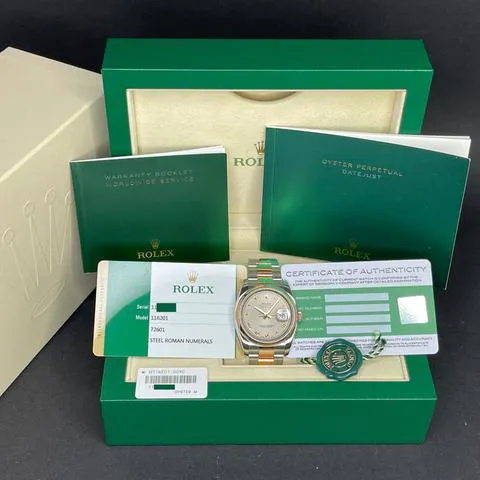 Rolex Datejust 36 116201 36mm Yellow gold and Stainless steel Gray 1