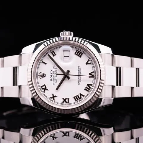 Rolex Datejust 36 116234 36mm Stainless steel White