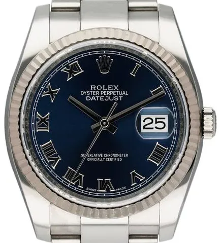 Rolex Datejust 36 116234 36mm Stainless steel Blue