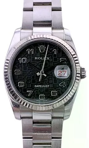 Rolex Datejust 36 116234 36mm Stainless steel Black