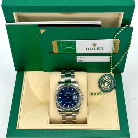 Rolex Datejust 36 116234 36mm Stainless steel Blue 2