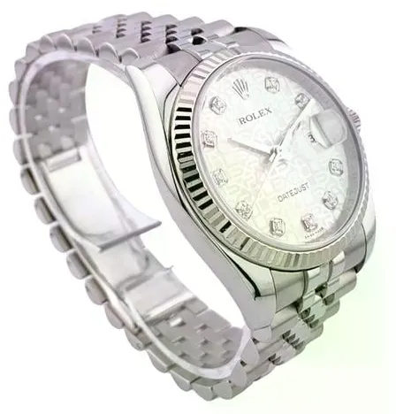 Rolex Datejust 36 116234 36mm Stainless steel White 2