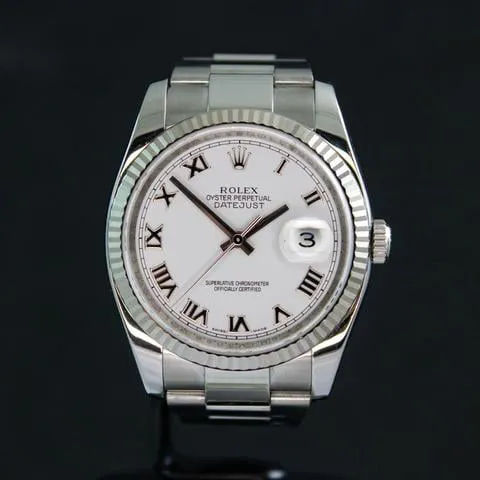 Rolex Datejust 36 116234 36mm Stainless steel White