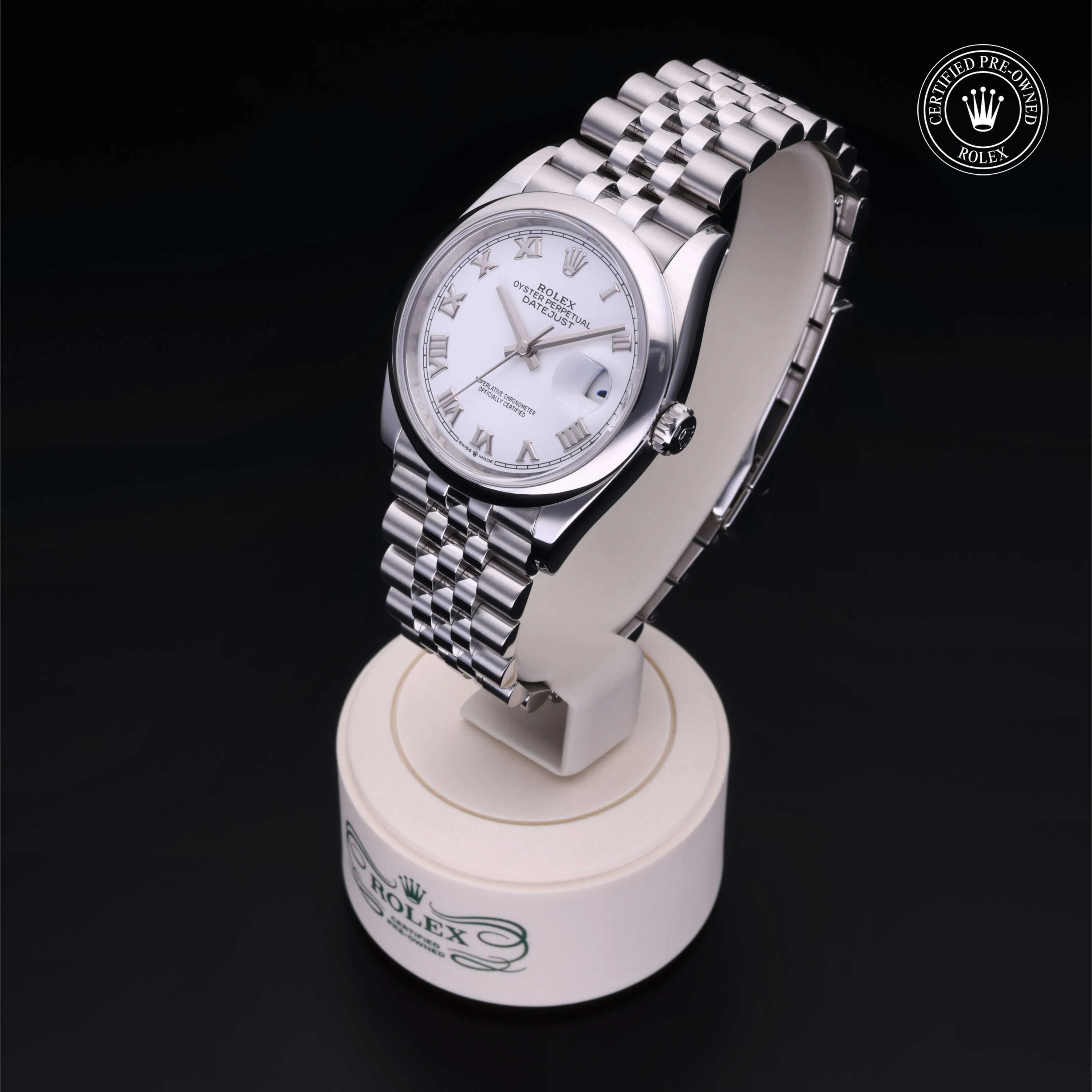 Rolex Datejust 36 126200 36mm Oystersteel White 2