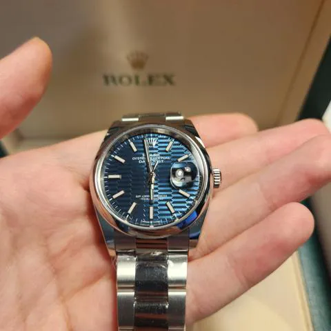 Rolex Datejust 36 126200 36mm Stainless steel Blue 2