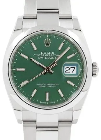 Rolex Datejust 36 126200 36mm Stainless steel Green