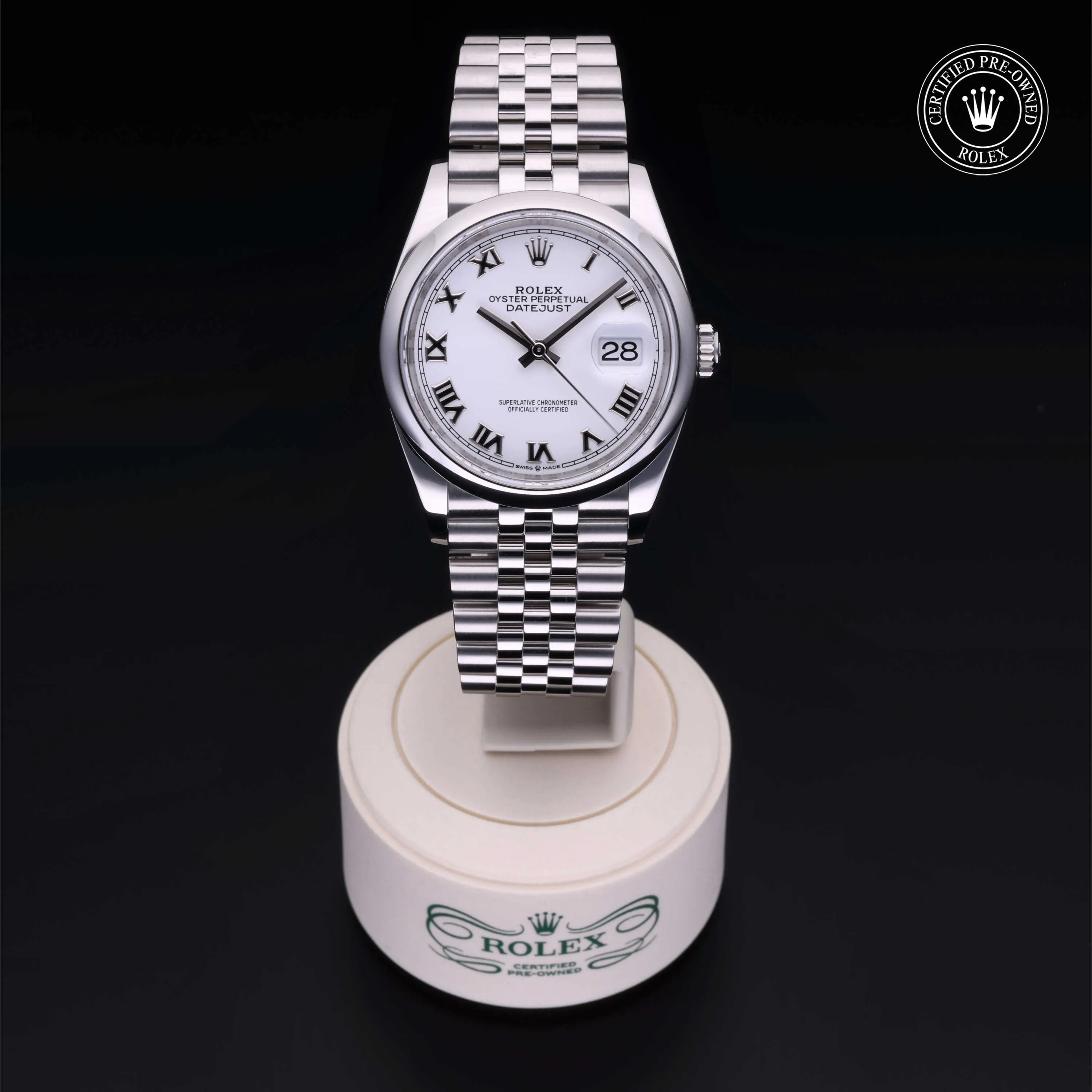 Rolex Datejust 36 126200 36mm Oystersteel White 1