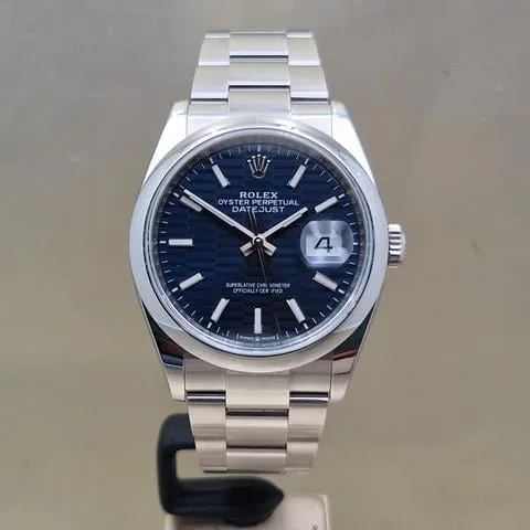 Rolex Datejust 36 126200 36mm Stainless steel Blue