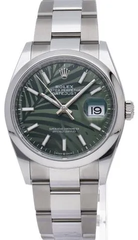 Rolex Datejust 36 126200 36mm Stainless steel Green 1