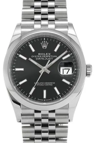 Rolex Datejust 36 126200 36mm Stainless steel Black