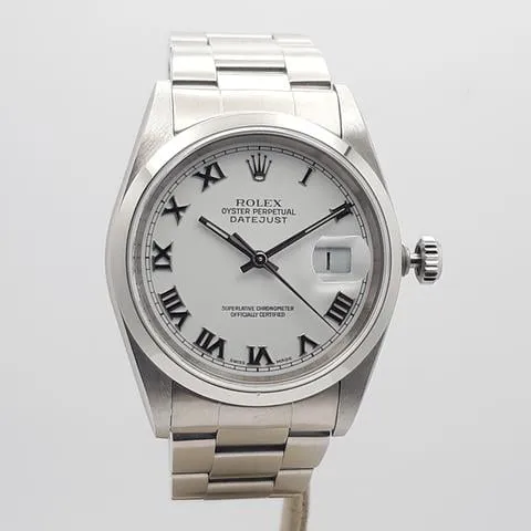 Rolex Datejust 36 16200 36mm Stainless steel White