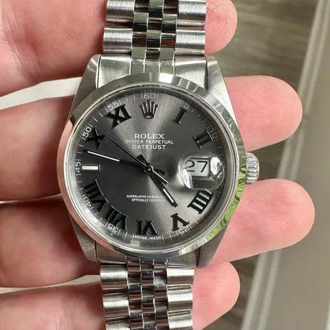 Rolex Datejust 36 16200 36mm Stainless steel Gray 5