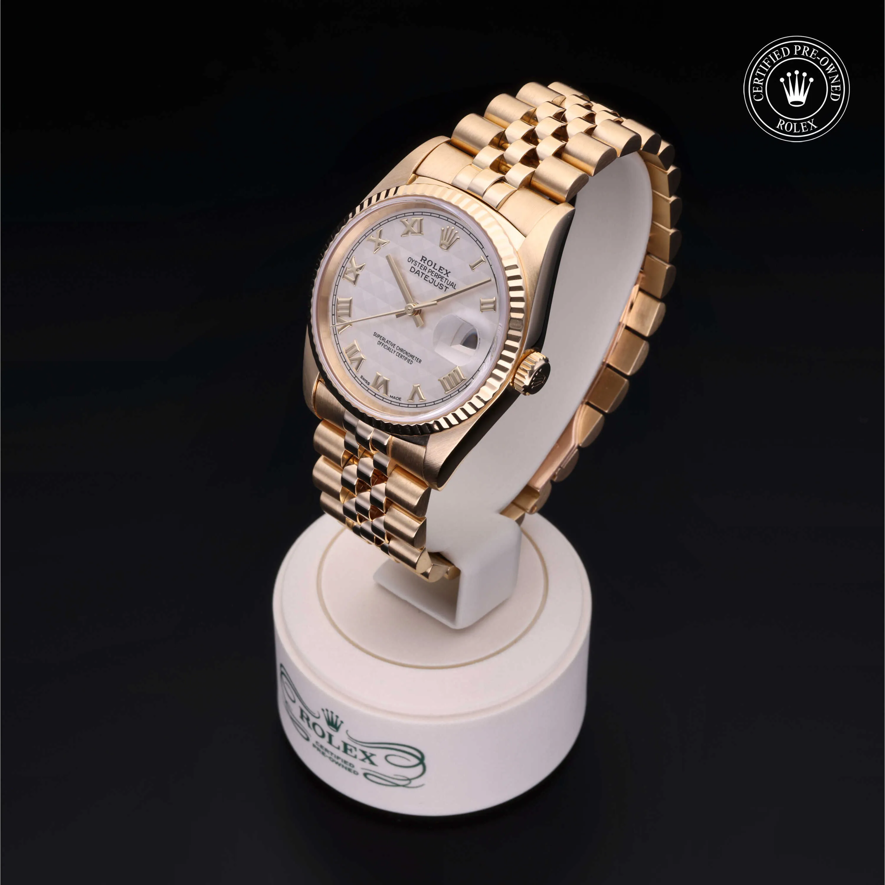 Rolex Datejust 36 16238 36mm Yellow gold Ivory 2