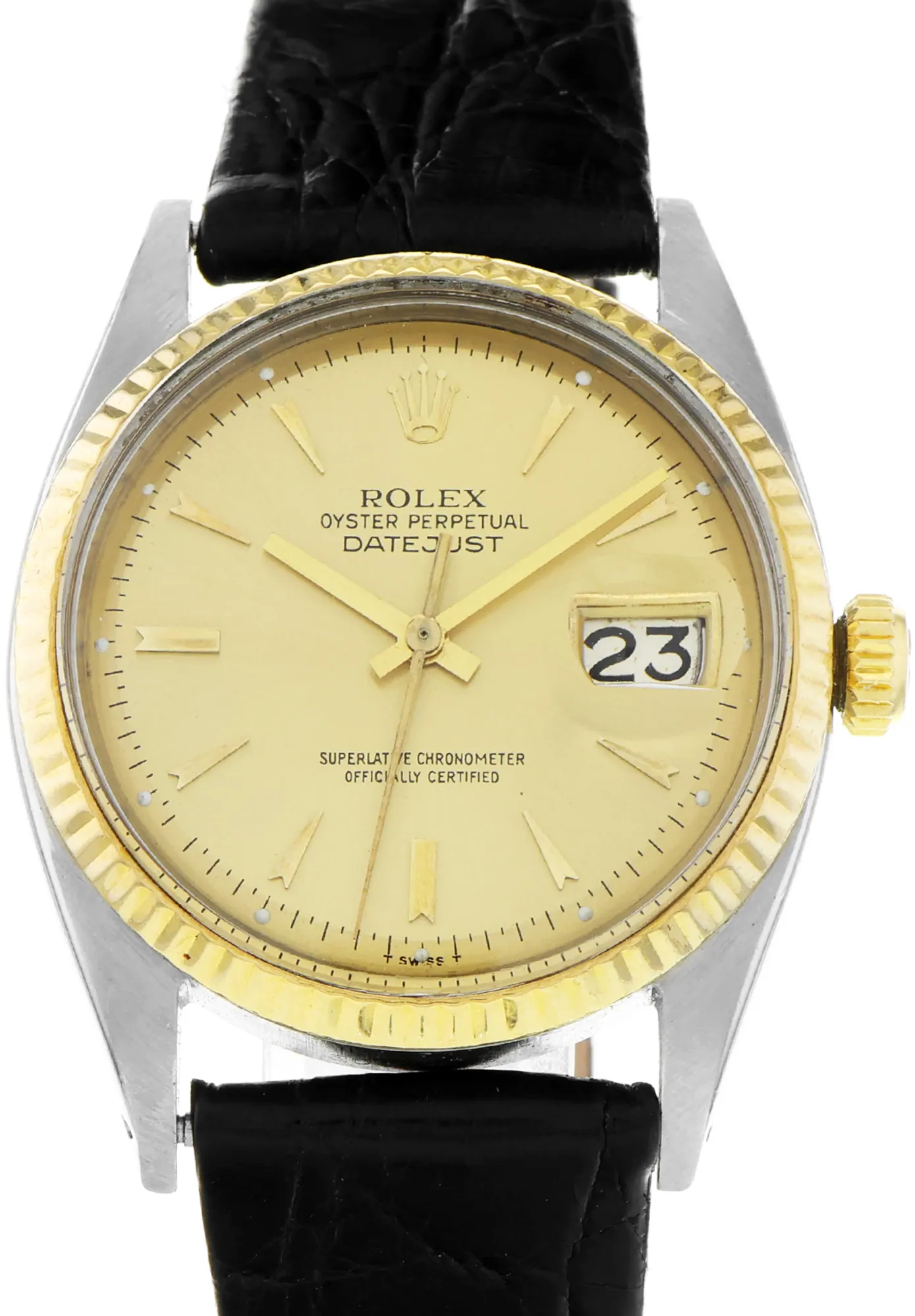 Rolex Datejust 36 6605 36mm Yellow gold and Stainless steel and 18k yellow gold Champagne