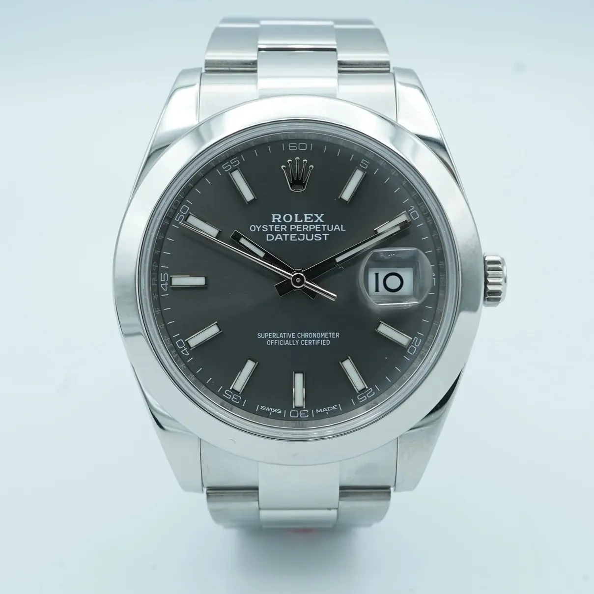 Rolex Datejust 41 126300-0007 41mm Oystersteel Gray