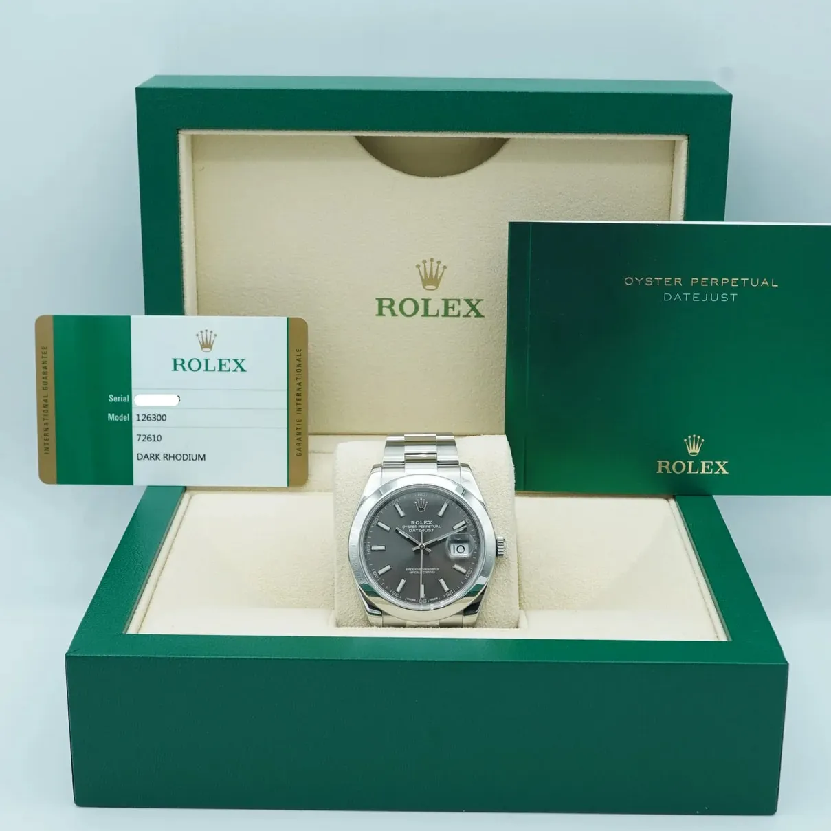 Rolex Datejust 41 126300-0007 41mm Oystersteel Gray 7