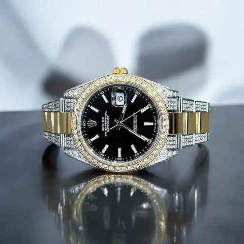 Rolex Datejust 41 126303 41mm Yellow gold and Stainless steel Black 1