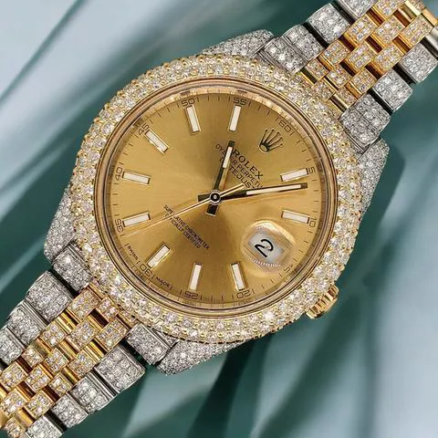 Rolex Datejust 41 126303 41mm Yellow gold and Stainless steel Champagne