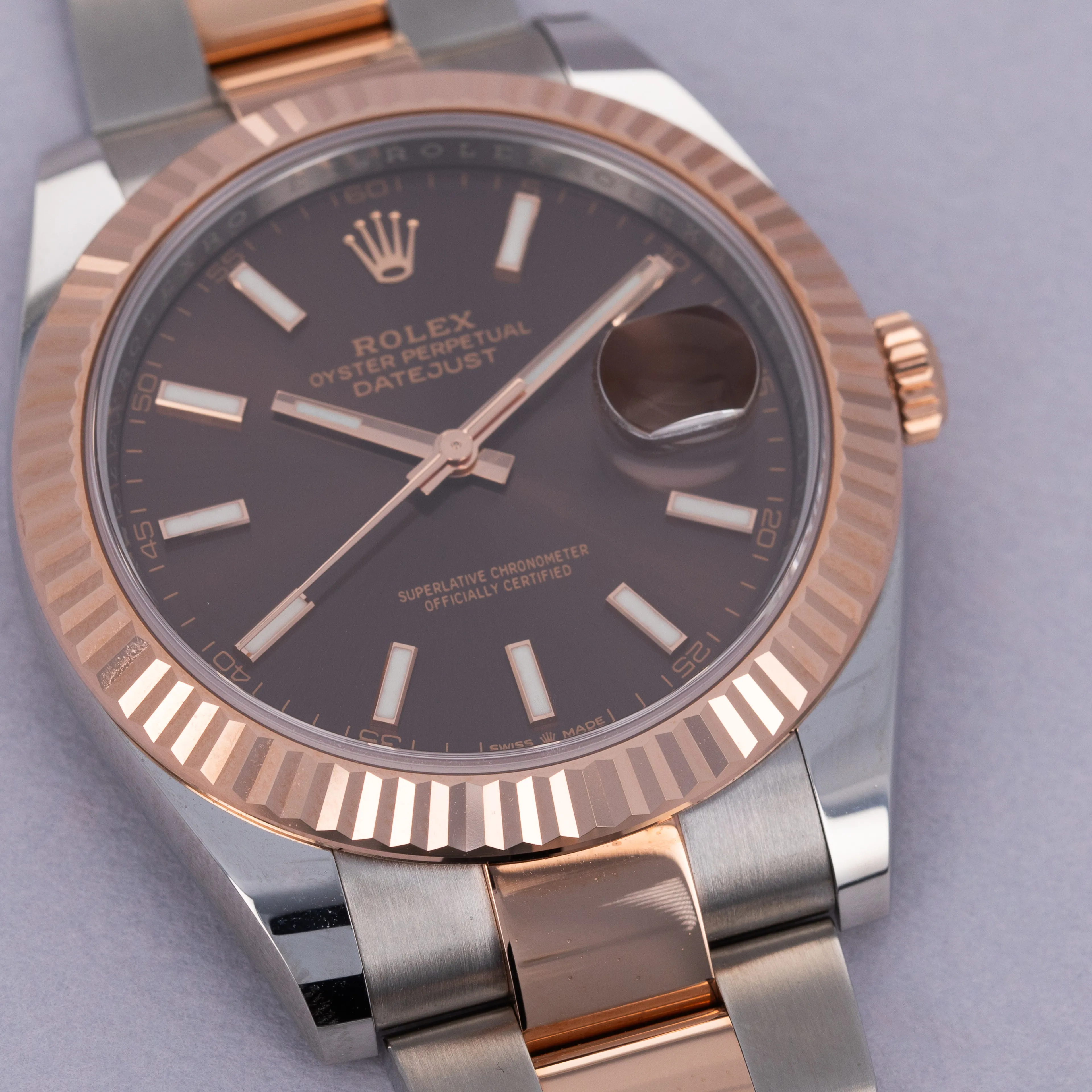 Rolex Datejust 41 126331 41mm Stainless steel and 18k rose gold Brown 1