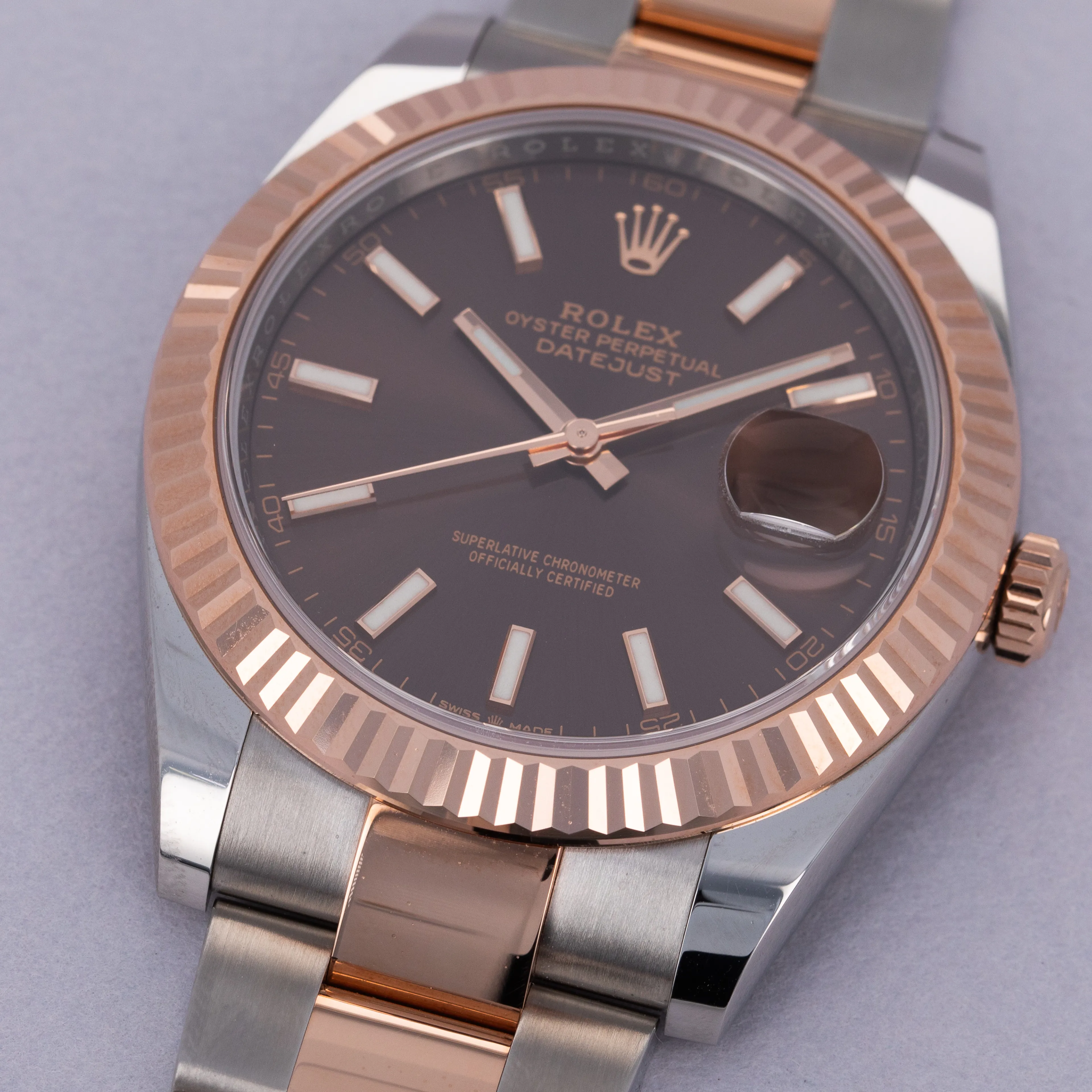 Rolex Datejust 41 126331 41mm Stainless steel and 18k rose gold Brown 2