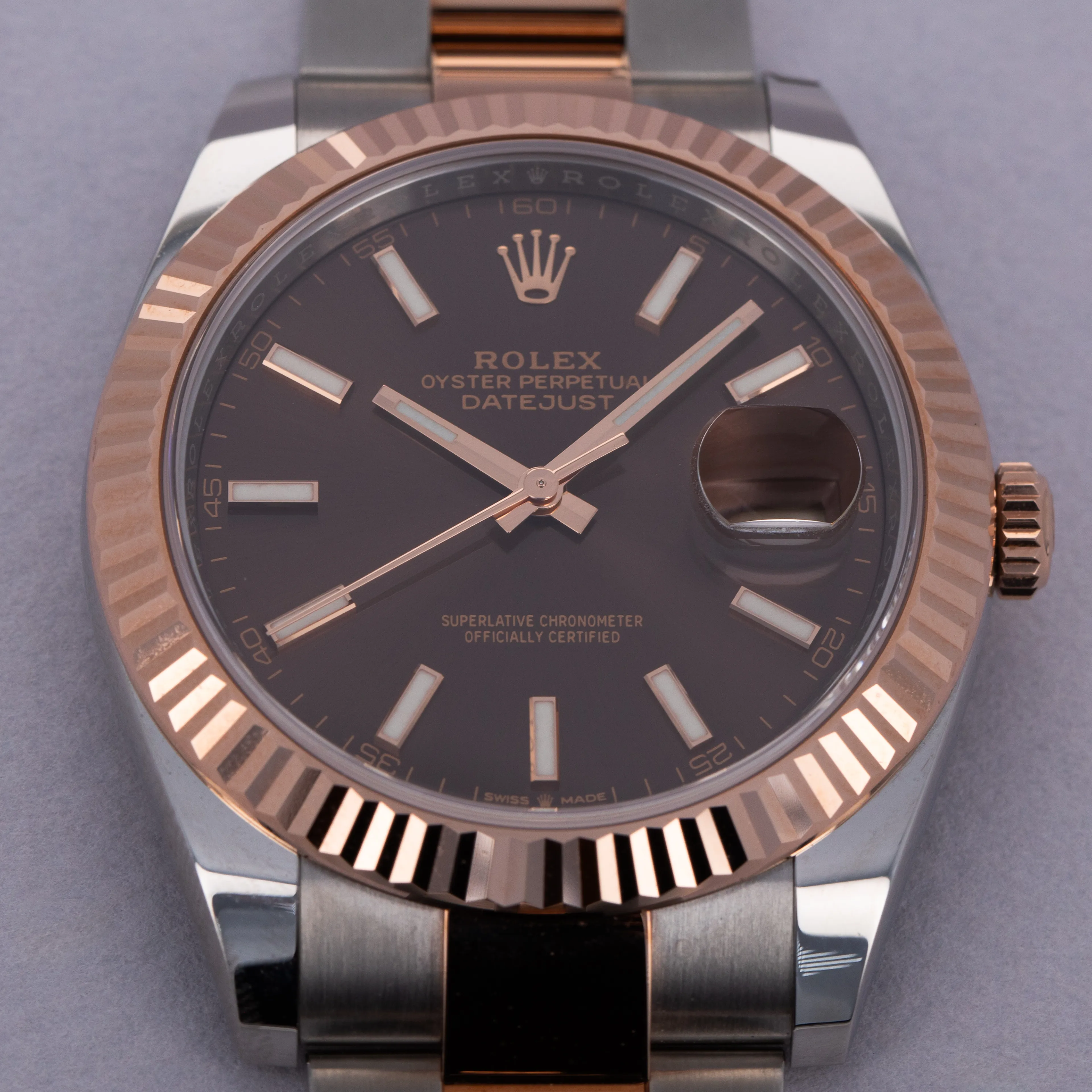 Rolex Datejust 41 126331 41mm Stainless steel and 18k rose gold Brown 11