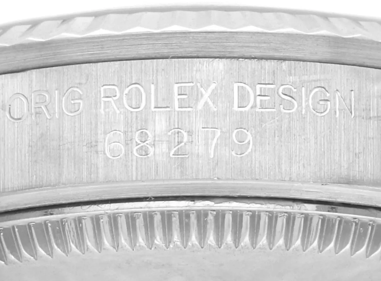 Rolex Datejust 68279 31mm White gold Black 5