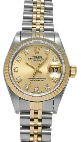 Rolex Datejust 69173G 26mm Yellow gold and Stainless steel Champagne